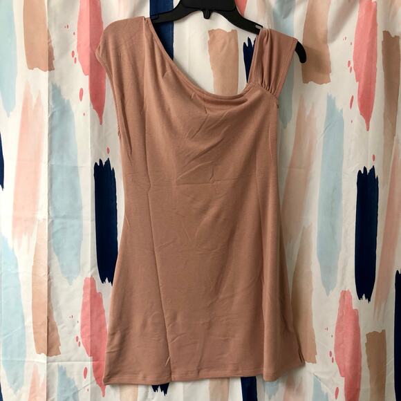 Free People FP Beach Cora Mini Dress in Pink / Tan Size Small - Picture 7 of 12